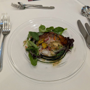 カナダ産オマール海老
トリュフのマリネ軽いアグリウムのジュ|785457さんのCasa d' Angela Aoyama（カサ・デ・アンジェラ青山）の写真(2615835)