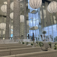 新婦側の参列者から見える景色が特にこだわっていた