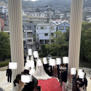 大階段|785476さんのベイサイド迎賓館（長崎）/テイクアンドギヴ・ニーズウェディングの写真(2610889)