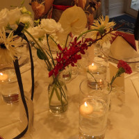 ゲストテーブル装花