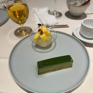 抹茶のチーズケーキ美味しい♥️|785510さんのWITH THE STYLE FUKUOKA(ウィズ ザ スタイル フクオカ)の写真(2611108)