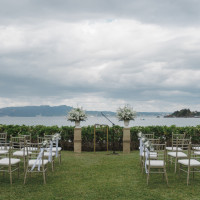 挙式会場のガーデン