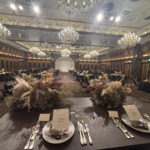 とても豪華で広い宴会場です。|785635さんのザ・ロイヤルクラシック姫路の写真(2614859)