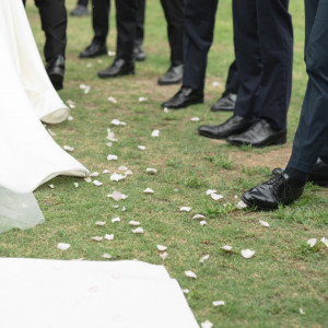 ガーデン挙式|785636さんの ティアラ ザ クラシック クラブ（登録有形文化財）の写真(2612388)