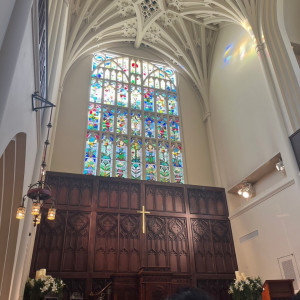 ステンドグラスが素敵なチャペルです。|785642さんのTHE ABBEY CHURCH（アビー・チャーチ）の写真(2612047)