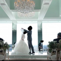 挙式会場の景色は浜名湖と周囲の緑地がみわたせます！