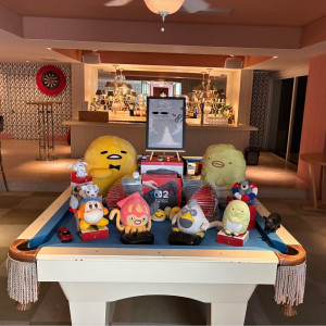 ビリヤード台がウェルカムスペースになっておしゃれです！|785672さんの浜名湖 オーベルジュ キャトルセゾンの写真(2612421)