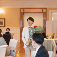 新郎からのサプライズ