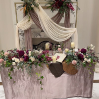 新郎新婦テーブル