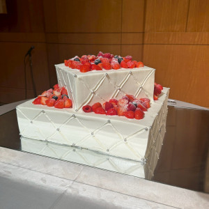ウェディングケーキは持ち込み画像をもとに作っていただきました|785688さんの横浜ベイホテル東急の写真(2612569)