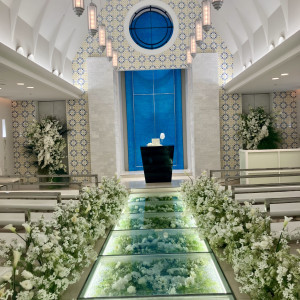 お花が敷き詰められていて、華やかです。|785693さんのTHE MARCUS SQUARE KOBE（ザ マーカス スクエア 神戸）の写真(2612600)