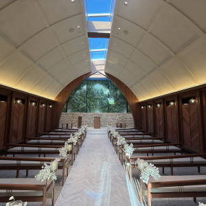 チャペルの雰囲気です|785721さんのアーカンジェル代官山/テイクアンドギヴ・ニーズウェディングの写真(2612813)