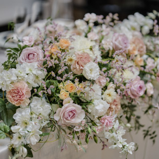 好みの色合いの装花で大変満足でした！