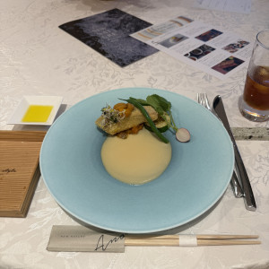 お魚のフライに雲丹が乗っており、とても美味しかったです。|785735さんのAnother Style（アナザースタイル）の写真(2612888)