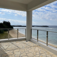 控室から砂浜が見れます。