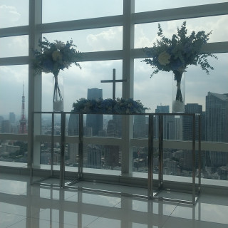 挙式会場の写真です。