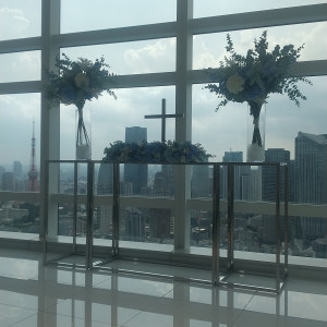 挙式会場の写真です。|785744さんのルミヴェールTOKYOの写真(2612978)