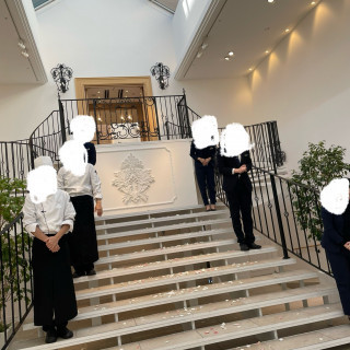 フラワーシャワーの様子