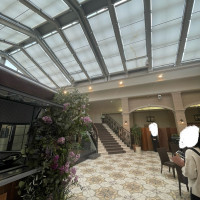 披露宴会場の横のスペース