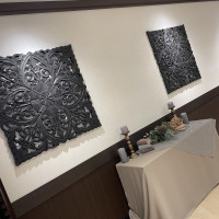 披露宴会場の入口