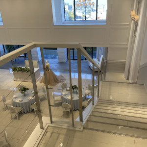 階段上から撮った様子|785755さんのアルカンシエル金沢（アルカンシエルグループ）の写真(2613080)