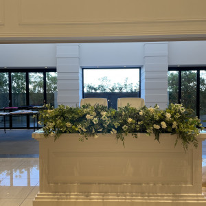 新郎新婦机|785755さんのアルカンシエル金沢（アルカンシエルグループ）の写真(2613086)