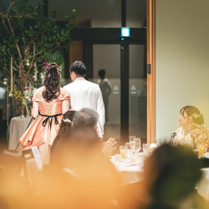 新郎新婦退場|785760さんのAMANDAN TERRACE ～アマンダンテラス～の写真(2613156)