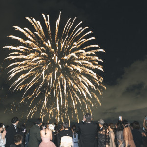 自分たちだけのために上がる花火は格別でした|785769さんのTHE LUIGANS Spa & Resort(ザ・ルイガンズ．スパ＆リゾート)の写真(2625599)