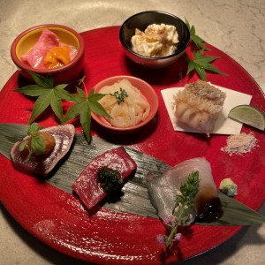 前菜盛り合わせ|785804さんのWITH THE STYLE FUKUOKA(ウィズ ザ スタイル フクオカ)の写真(2613630)