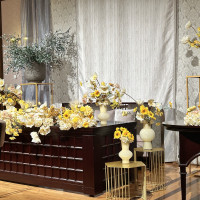 新郎新婦が座るところ