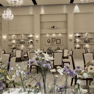 披露宴会場の写真です。|785878さんのアイネス ヴィラノッツェ大阪（クラウディアホールディングスグループ）の写真(2614104)