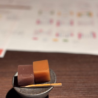 試食時に出していただいたお菓子