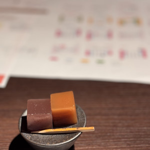 試食時に出していただいたお菓子|785896さんのTHE SODOH HIGASHIYAMA KYOTO（ザ ソウドウ 東山 京都）の写真(2614246)
