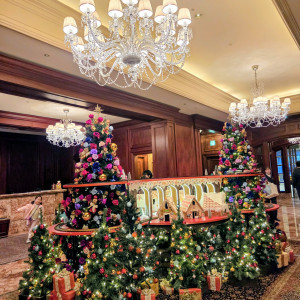 玄関のクリスマスツリー|785904さんのザ・リッツ・カールトン大阪の写真(2638969)