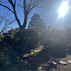 お茶室からの風景|785939さんの大阪城西の丸庭園 大阪迎賓館の写真(2614666)