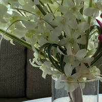 ウエディングドレスブーケ