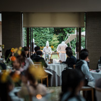 スイーツビュッフェの演出