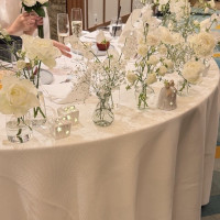 メインテーブル装花です