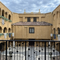 シャボン玉が飛ばせます。綺麗でした。