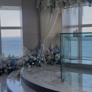 挙式会場からのロケーションがとても綺麗でした。