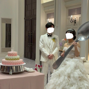 ファーストバイトで使えるスプーン|786143さんの茅ヶ崎迎賓館/テイクアンドギヴ・ニーズウェディングの写真(2621438)