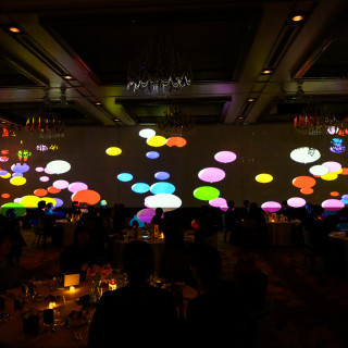 プロジェクションマッピングはゲスト全員に驚かれました!