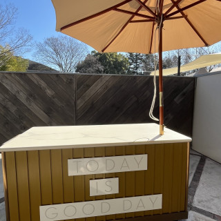 披露宴会場前のウェイティングルーム