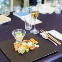 新郎新婦用の食事です。