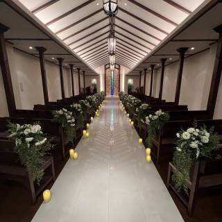 一つ目のチャペルです
木でアットホームかつ綺麗な雰囲気でした