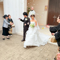 フラワーシャワーの時