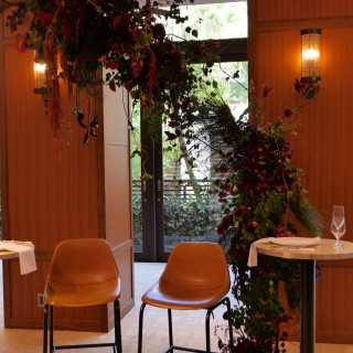 お花もおしゃれでした