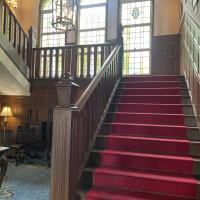 赤絨毯が素敵です。