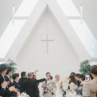 ホワイトチャペルでの挙式
とても明るい雰囲気でした