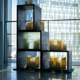 ホテルエントランスがクリスマス仕様になってました。